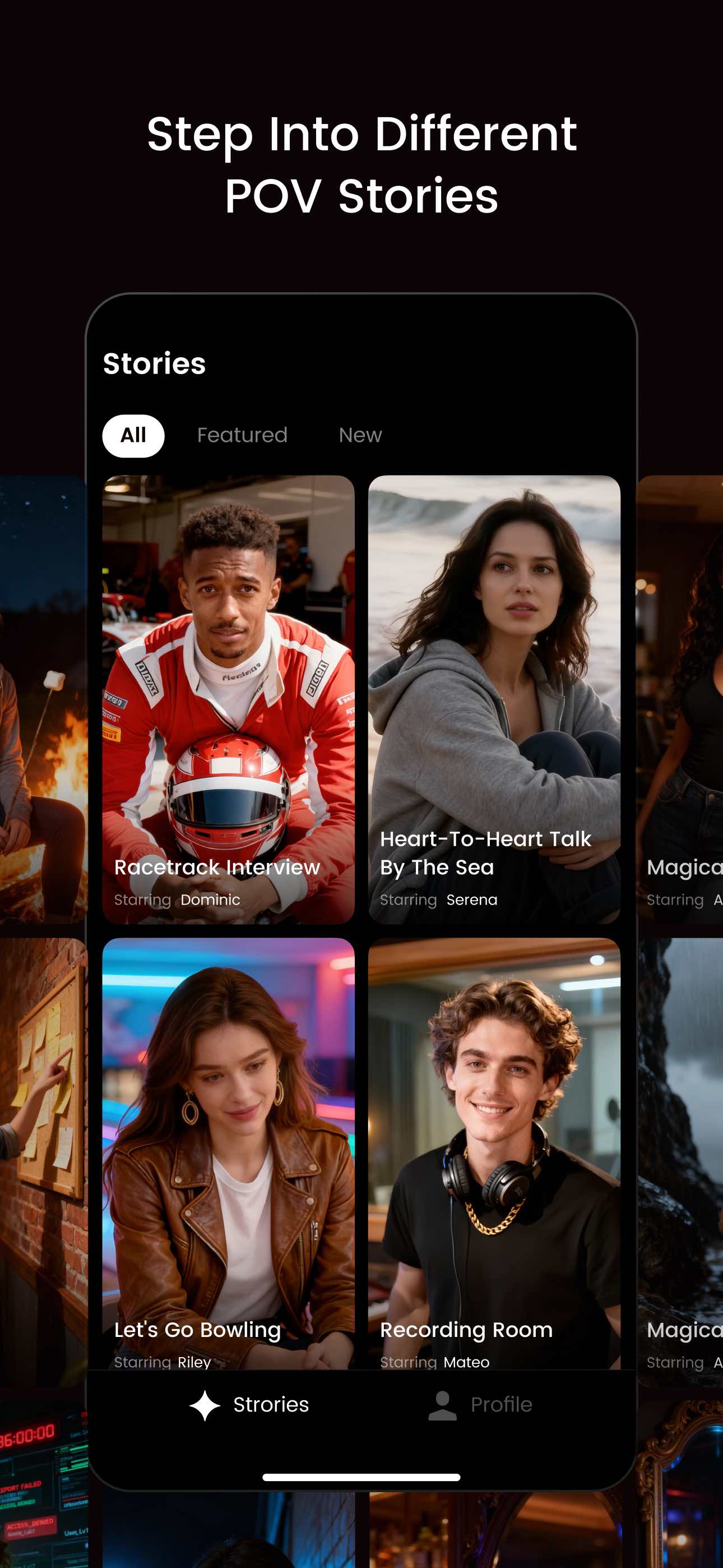 Step Into Different POV Stories